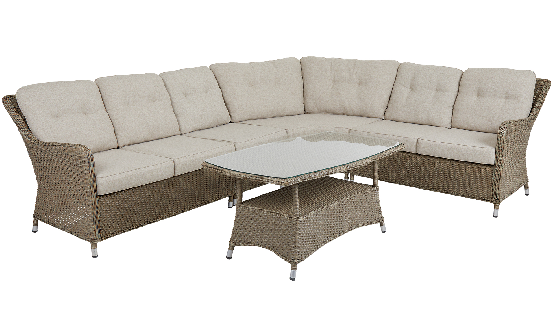 Hornbrook loungesoffa beige