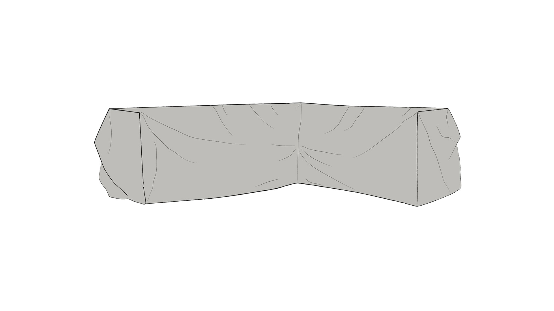 Möbelskydd hörnsoffa 325x255 cm