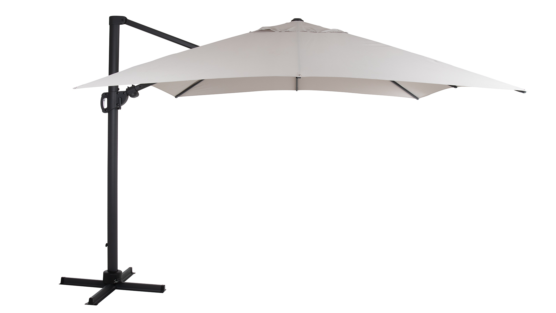 Varallo parasoll grå/khaki 300cm