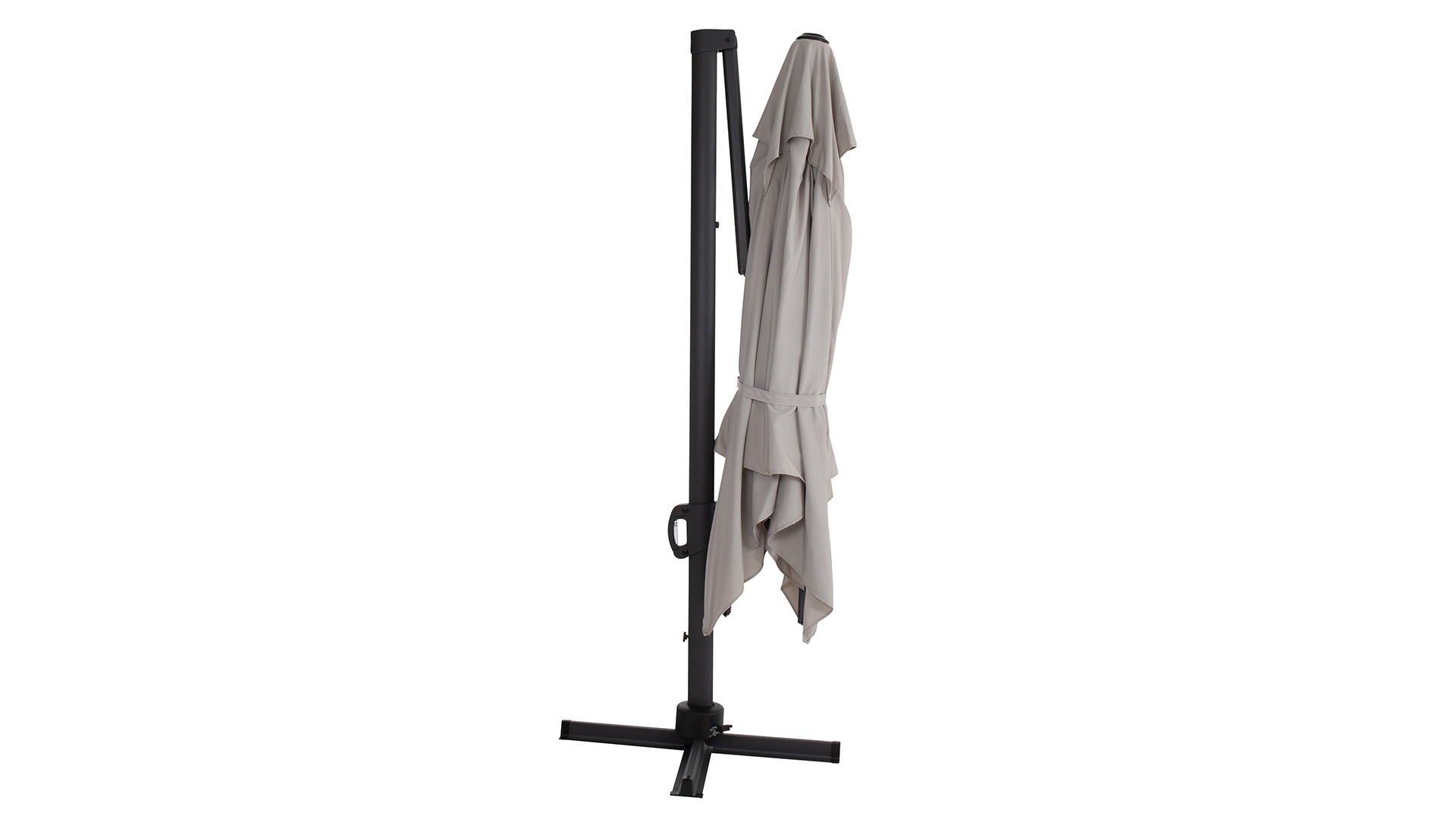 Varallo parasoll grå/khaki 300cm