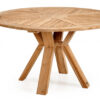 Circus runt matbord teak natur 130cm