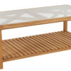 Varm soffbord teak 135cm