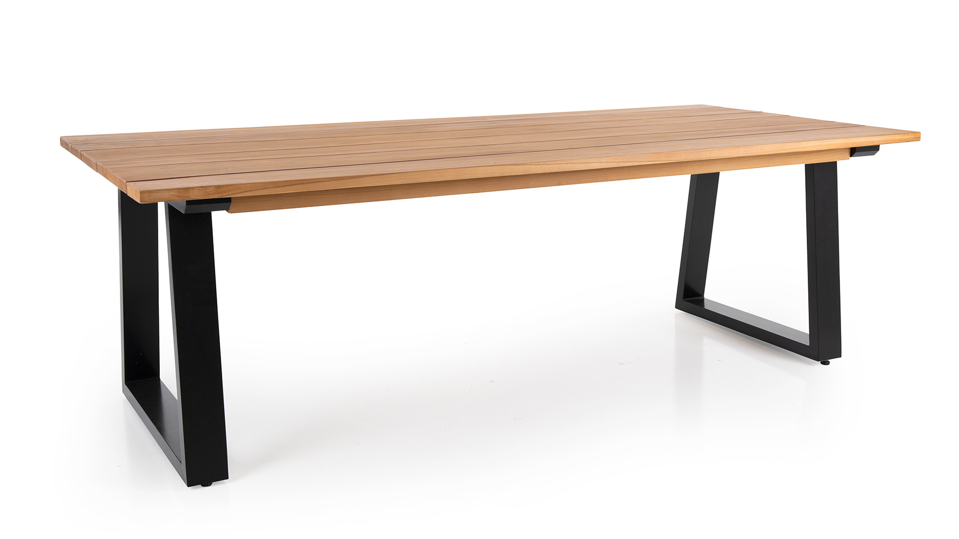 BR2236-8_1 Laurion matbord teak/svart 230cm