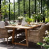 BR2236_6 Laurion matbord teak 230cm