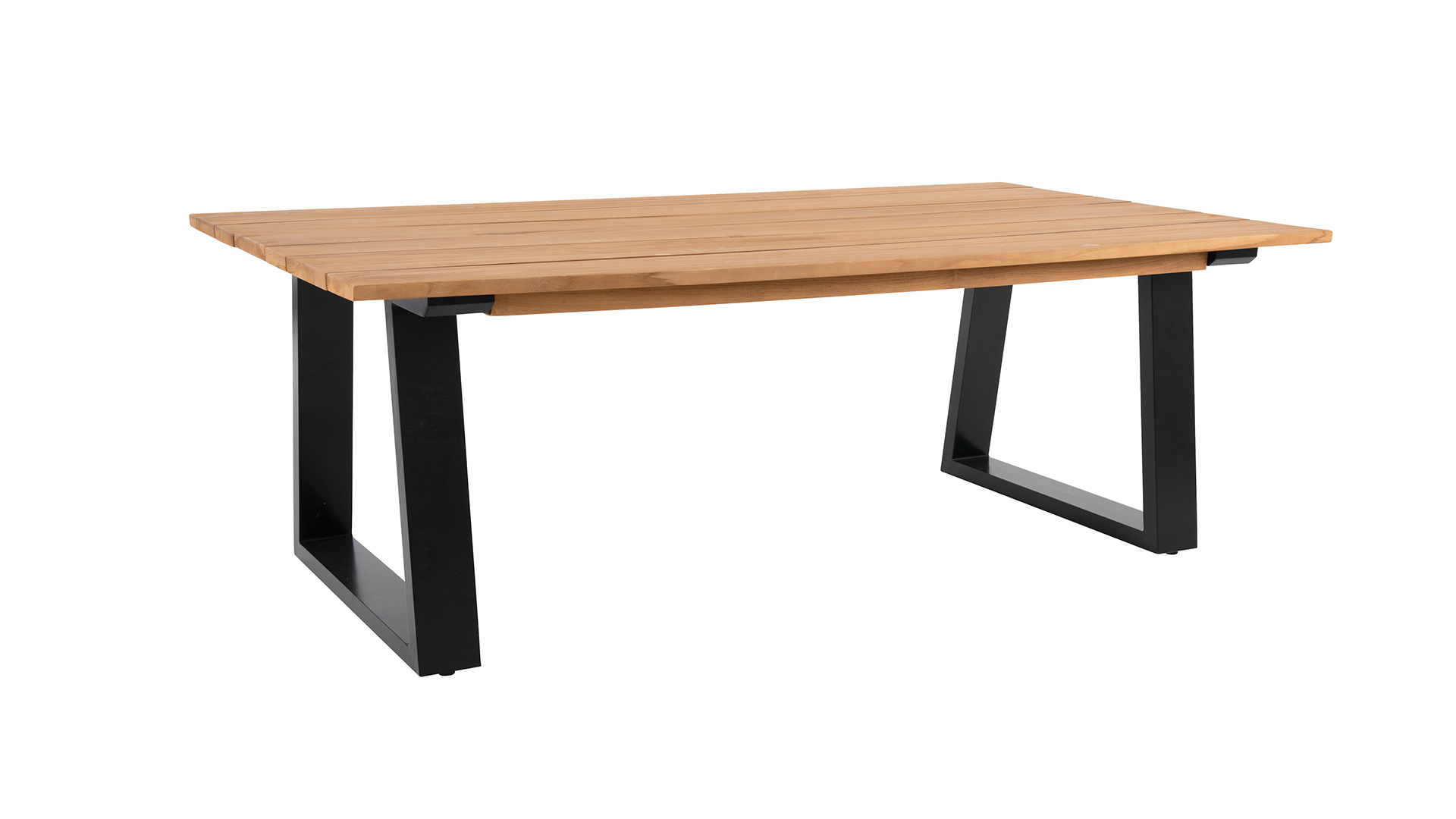 Laurion soffbord teak/svart 130cm