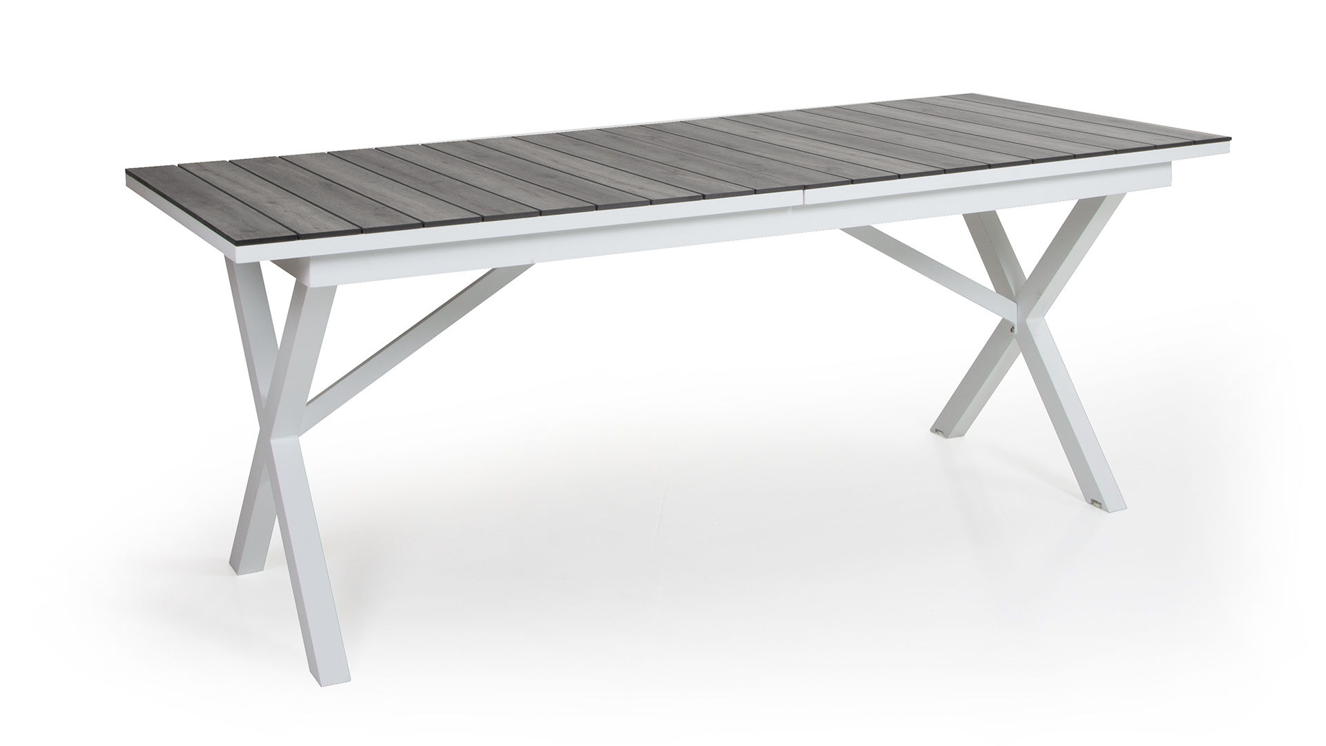 Hillmond matbord vit/grå 240cm