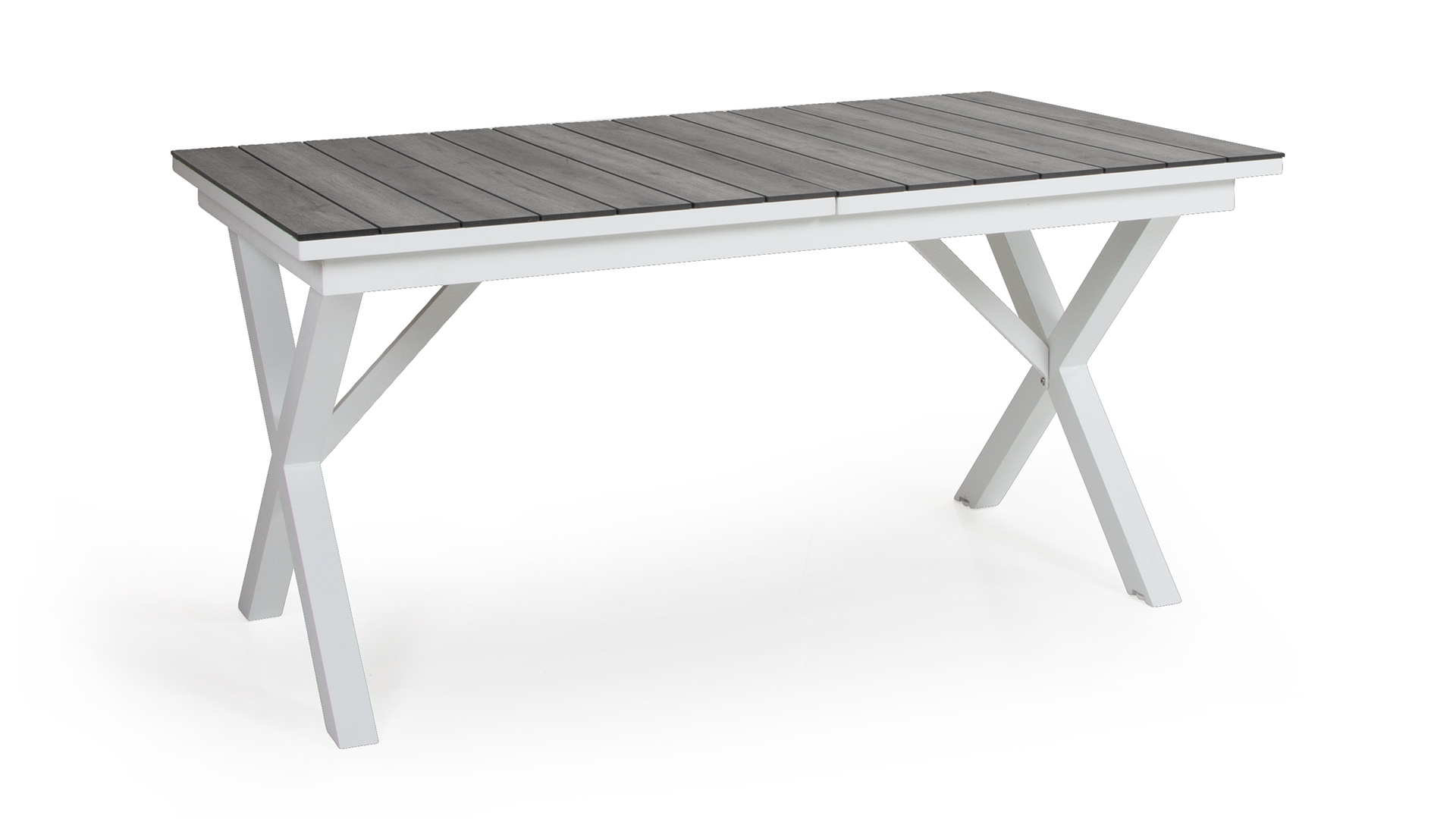 Hillmond matbord vit/grå 160cm