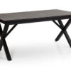 Hillmond matbord svart/grå 160cm