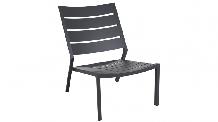 Delia loungefåtölj grå