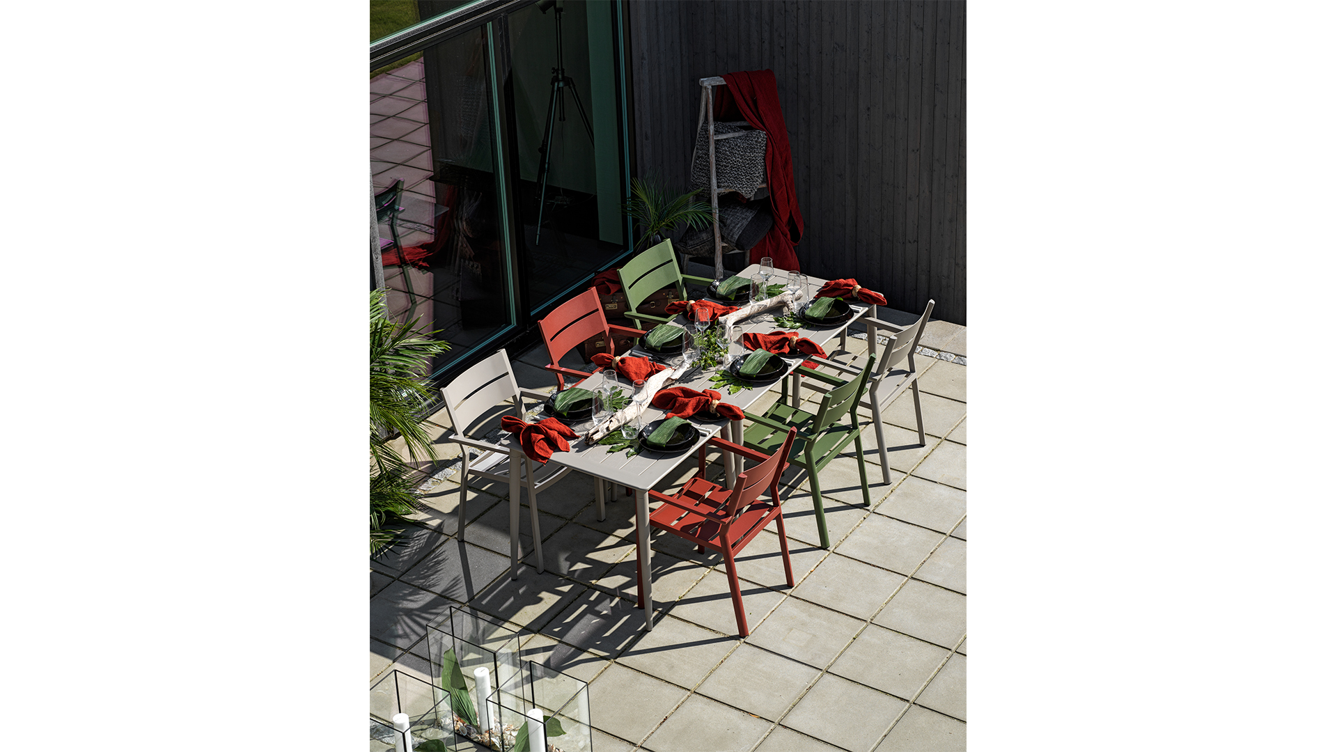 Nimes matbord khaki 78cm