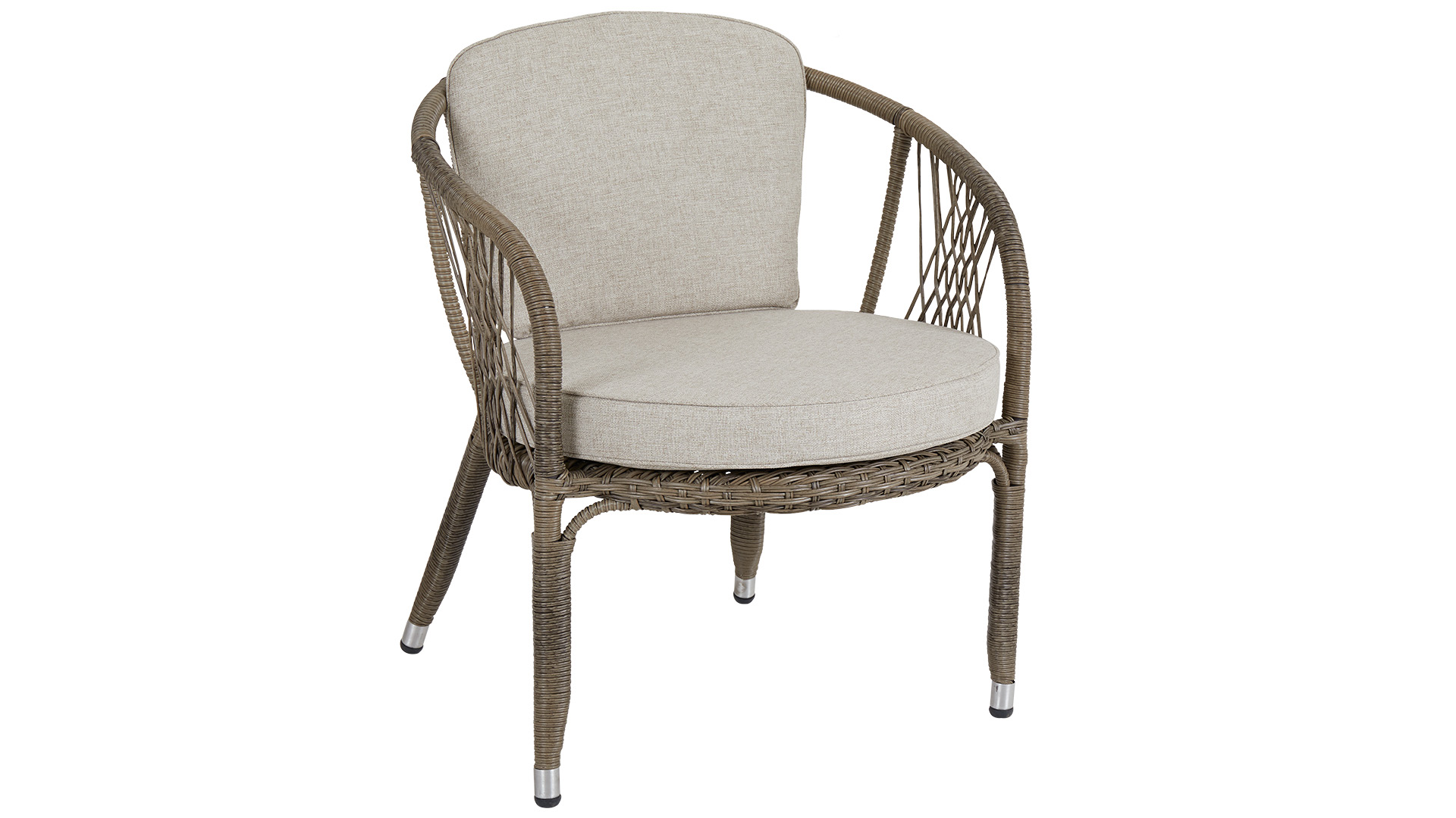 Apel fåtölj natur inkl. dyna