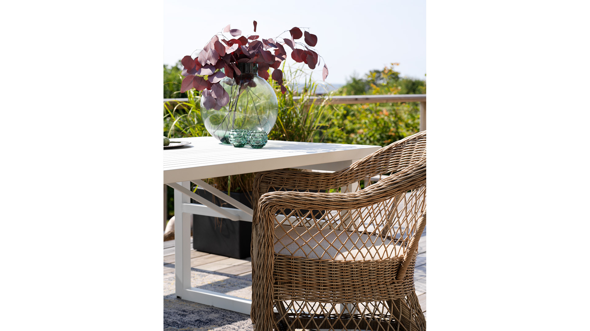 Vevi matbord vit 230cm