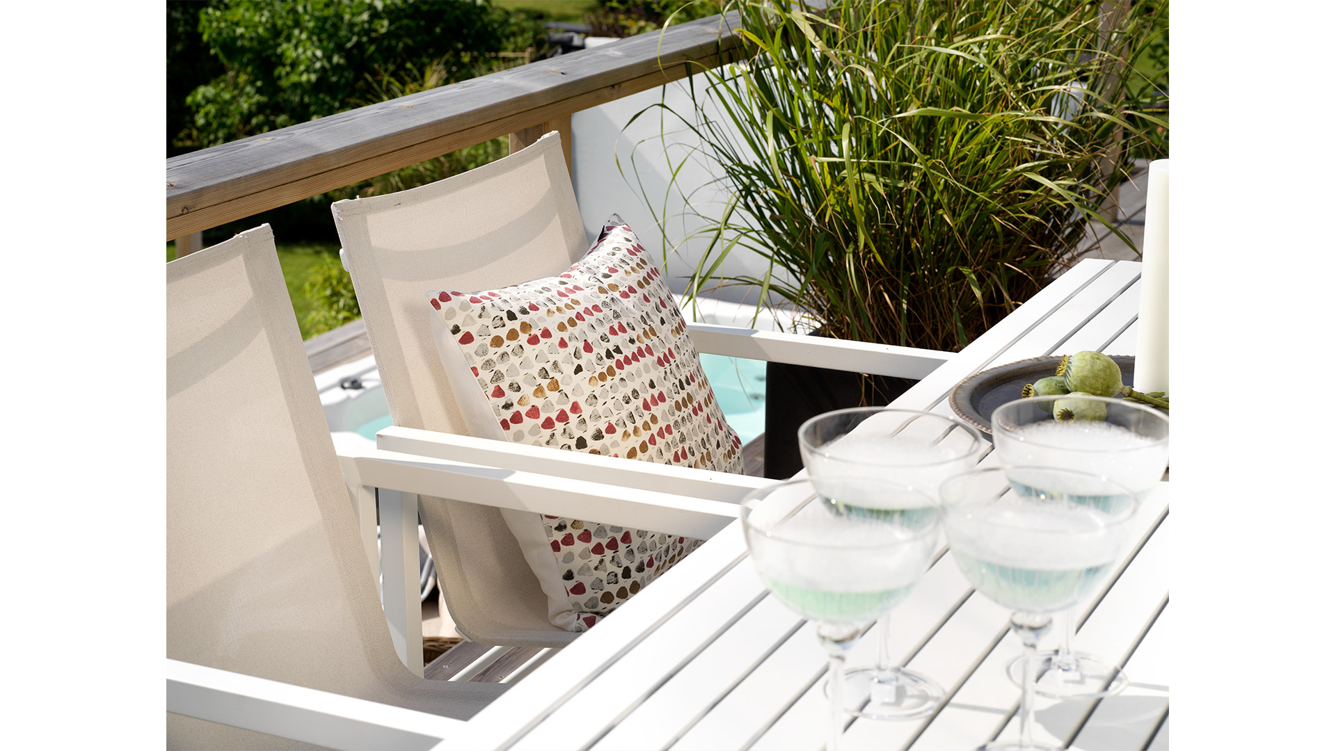 Vevi matbord vit 230cm