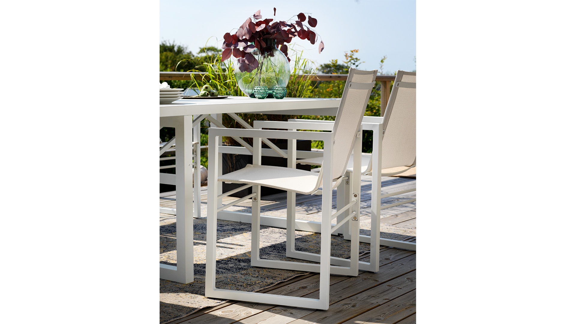 Vevi matbord vit 230cm