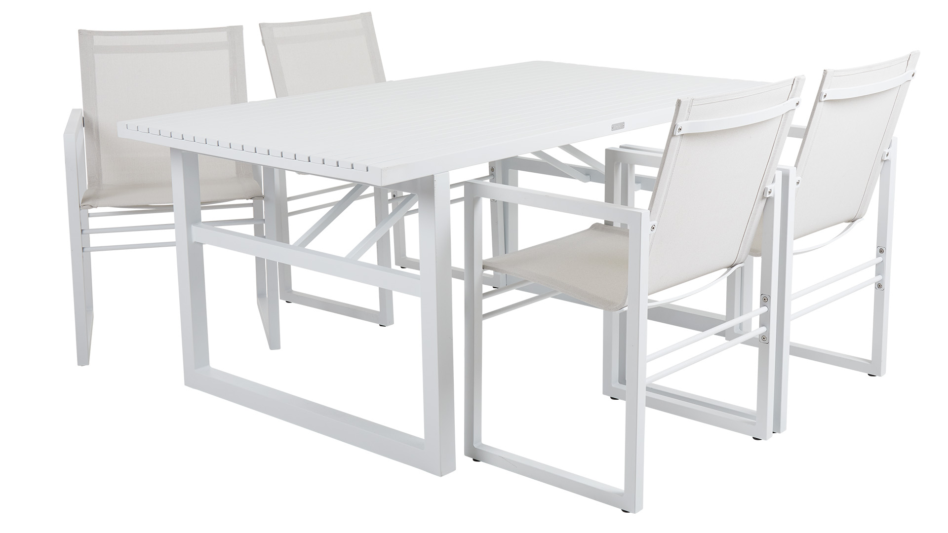 Vevi matbord vit 160cm