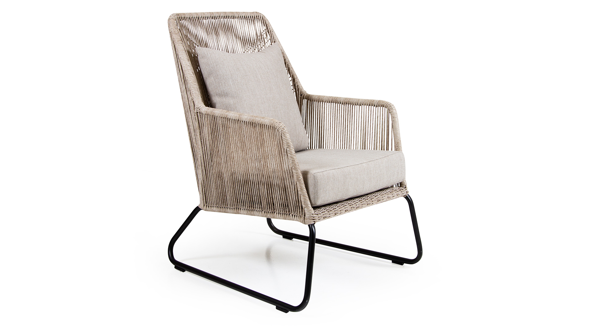 Midway fåtölj med dyna beige