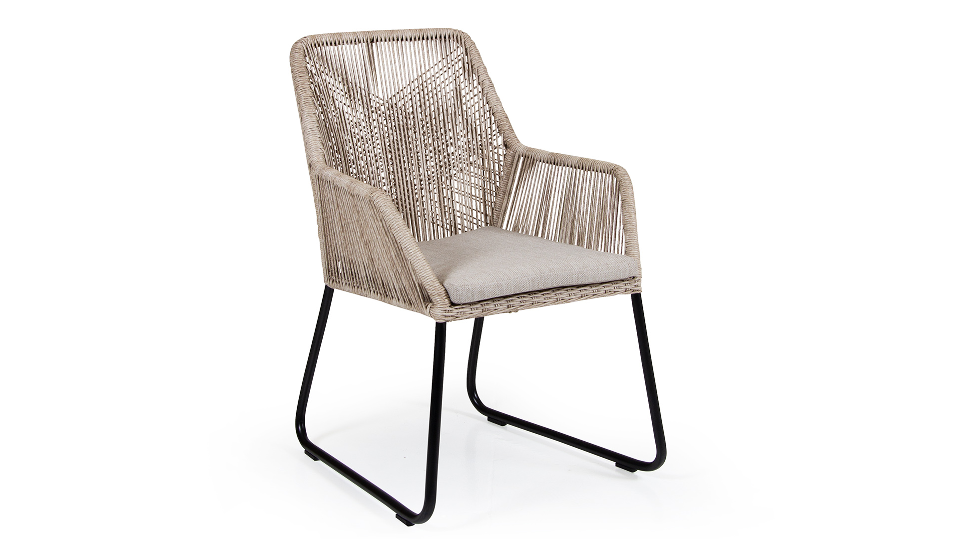 Midway karmstol med dyna beige