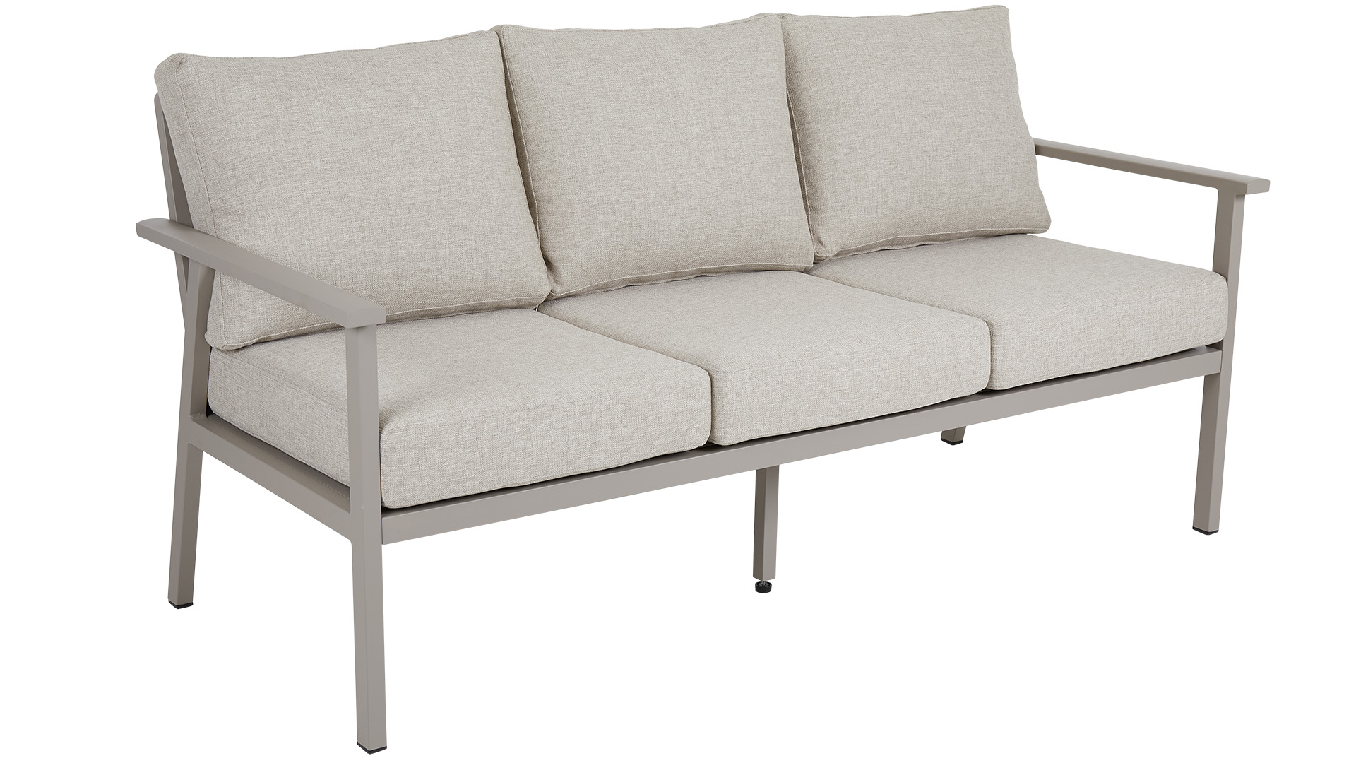 Samvaro 3-sits soffa hög khaki