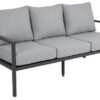 Samvaro 3-sits soffa hög grå