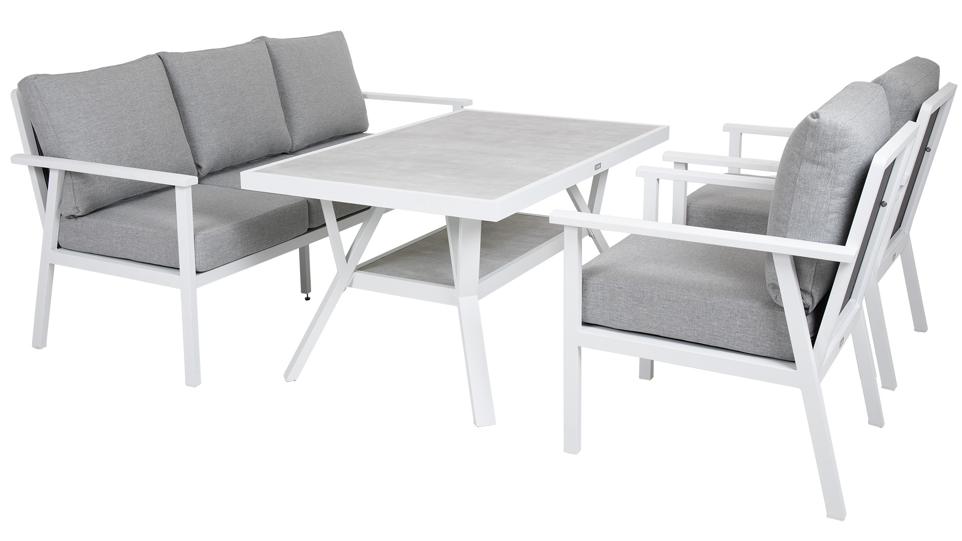 Samvaro soffbord hög vit 140cm