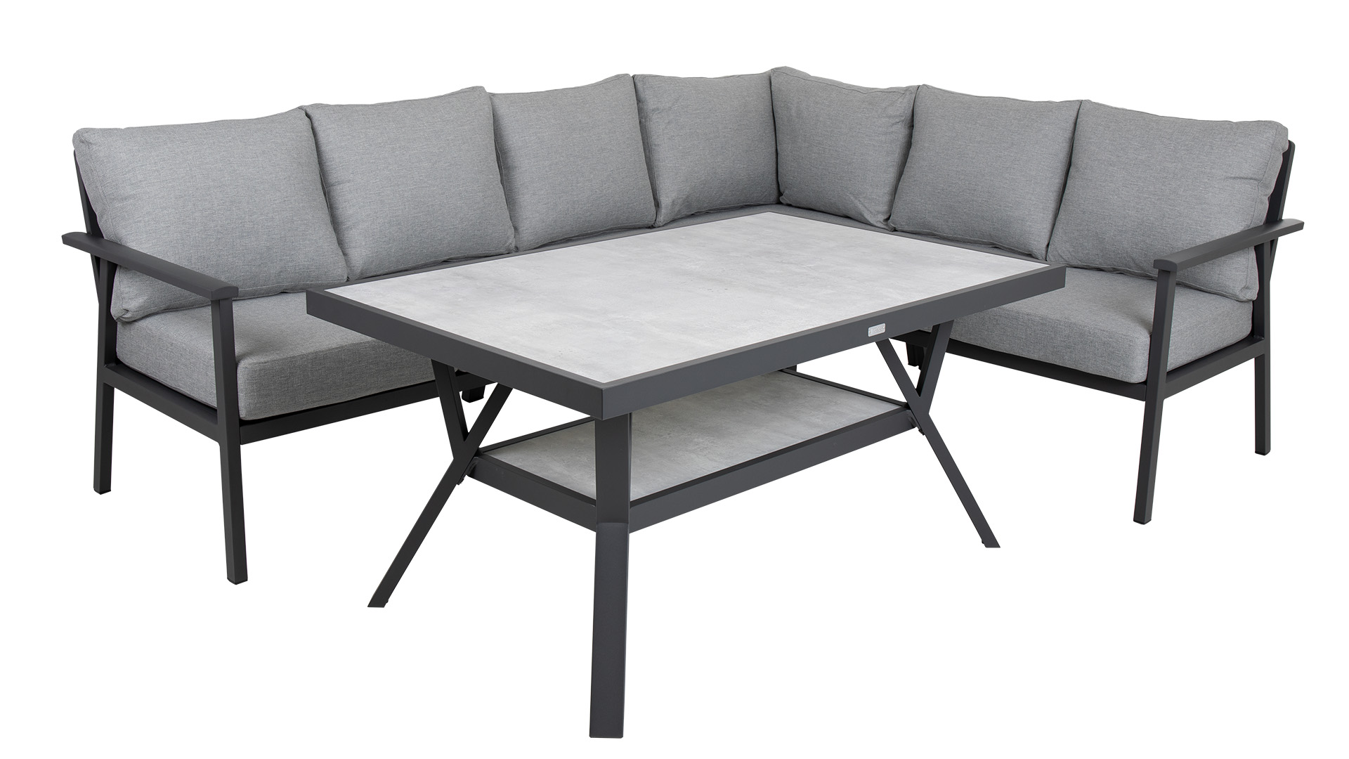 Samvaro soffbord hög grå 140cm