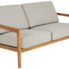 Populär 2,5 sits soffa teak inkl.dynor
