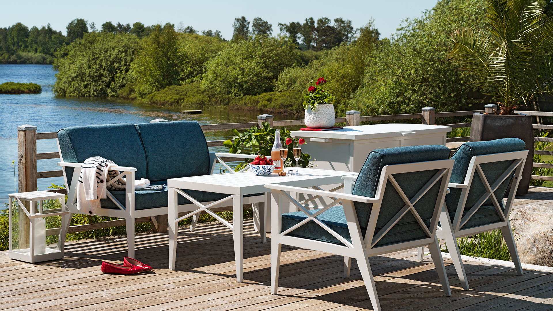Sottenville soffa 2,5 sits vit