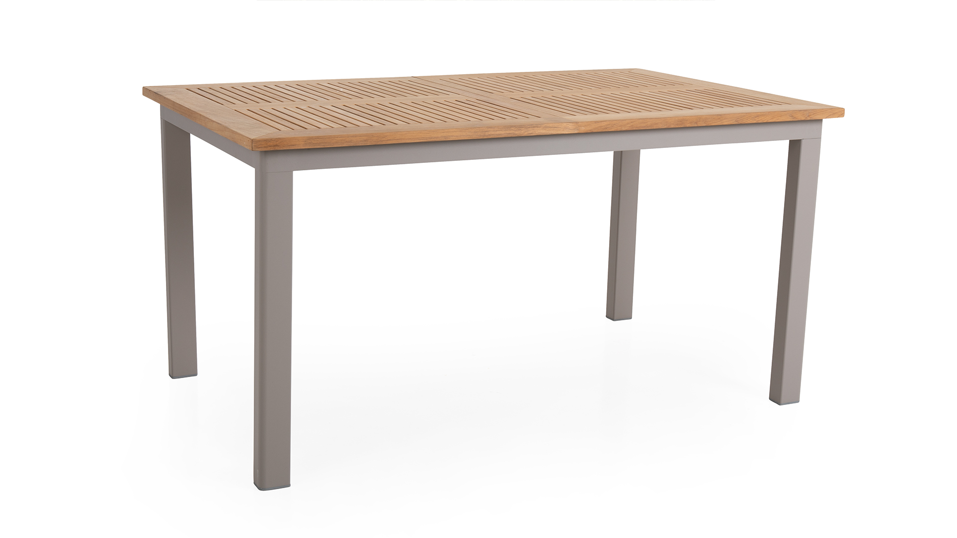 Lyon matbord khaki/teak 152/210cm