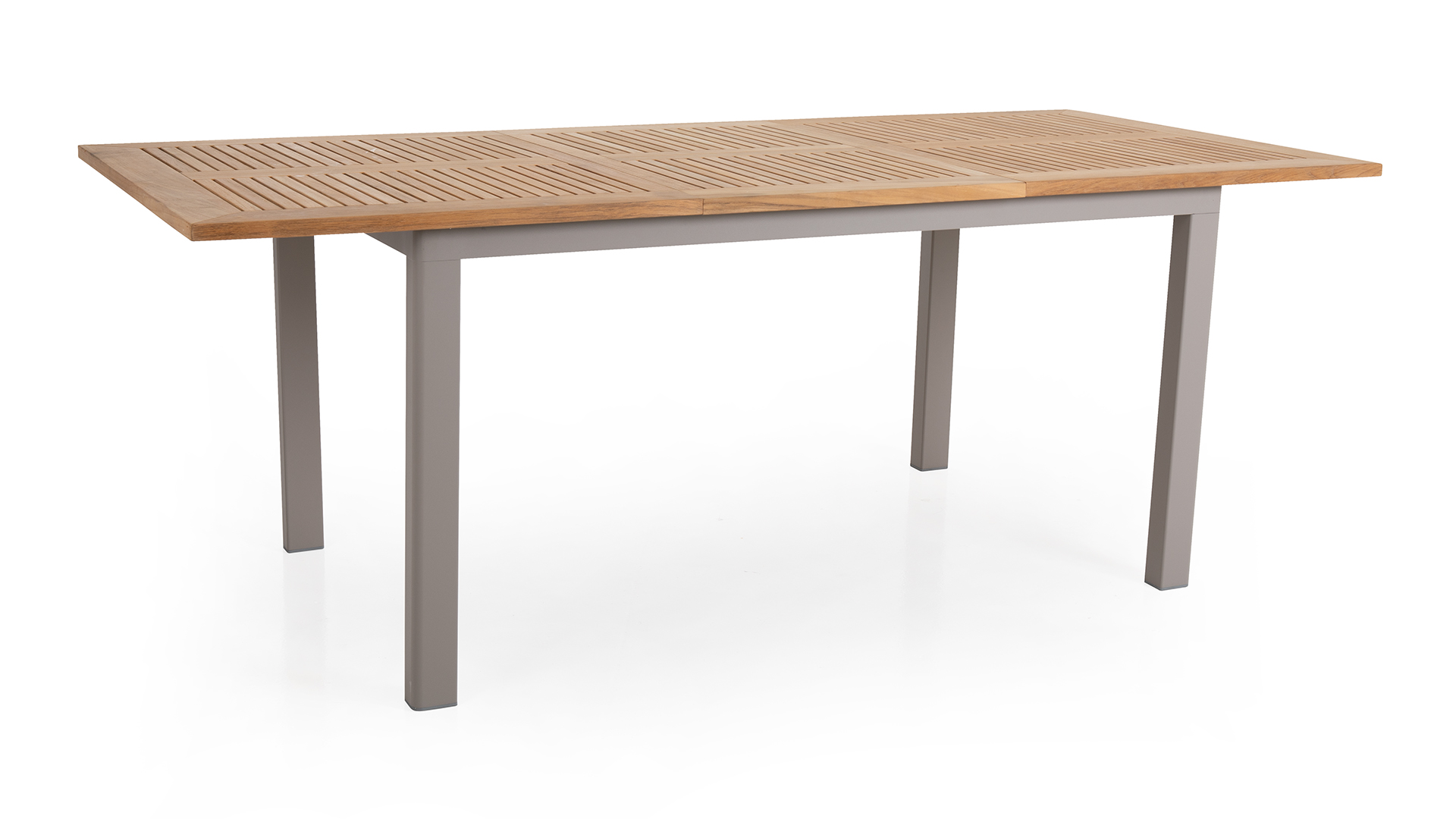 Lyon matbord khaki/teak 152/210cm
