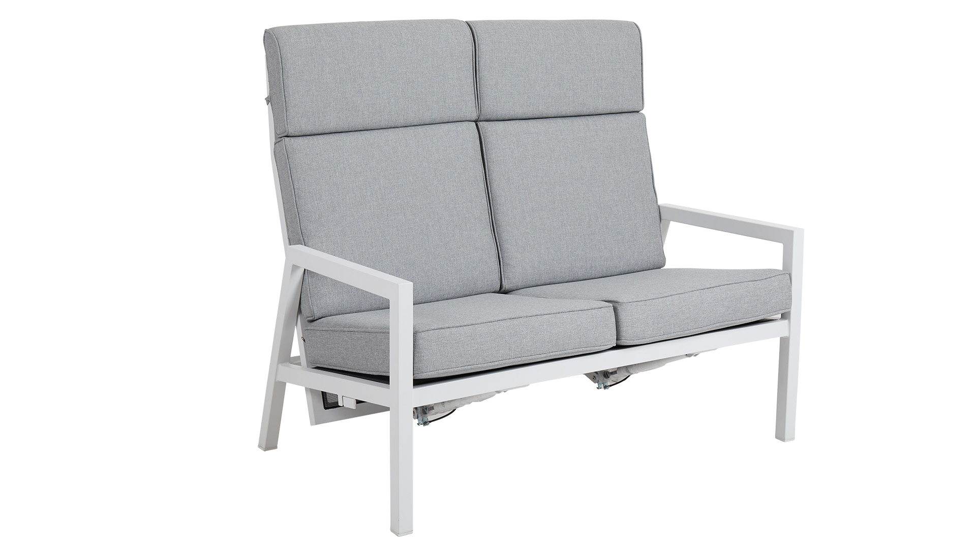 Belfort 2-sits soffa hög rygg vit