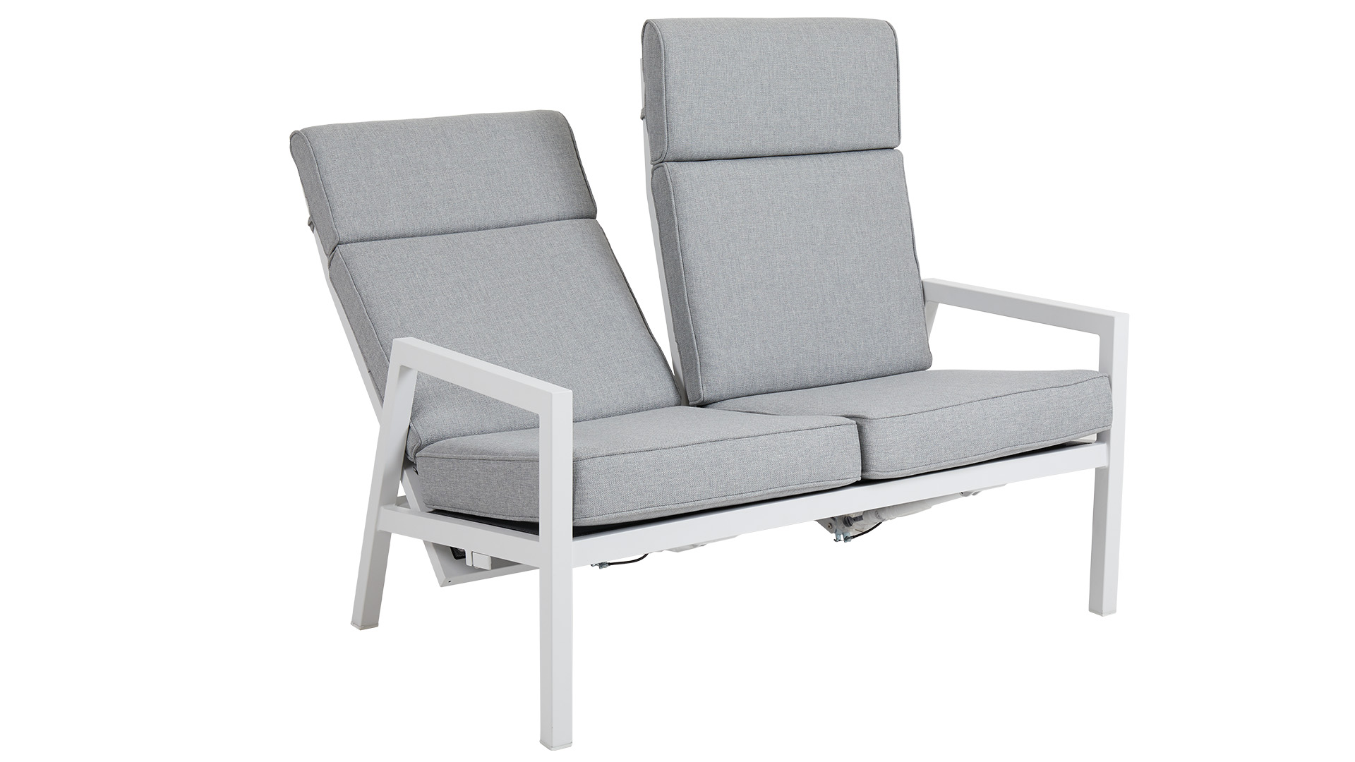 Belfort 2-sits soffa hög rygg vit