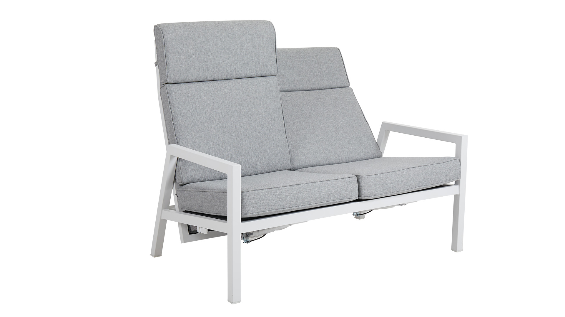 Belfort 2-sits soffa hög rygg vit