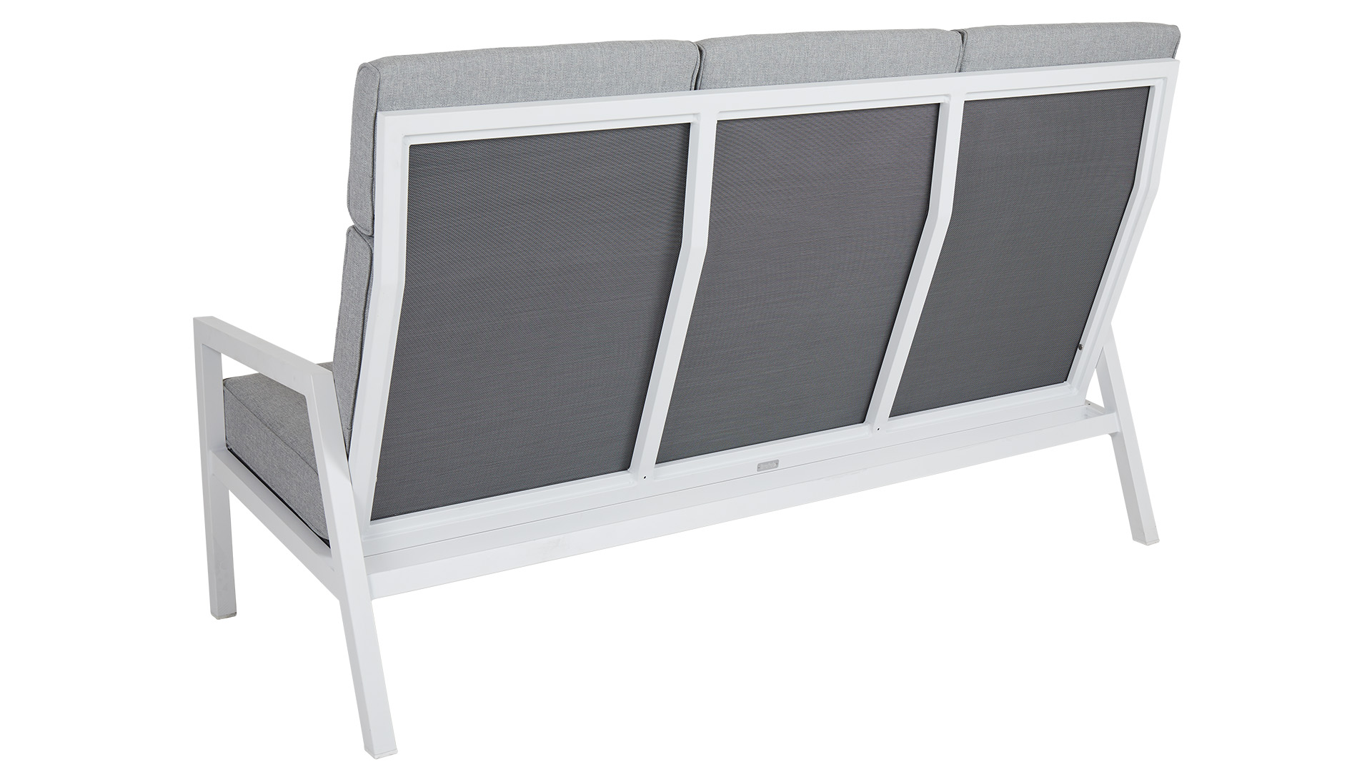 Belfort 3-sits soffa hög rygg vit