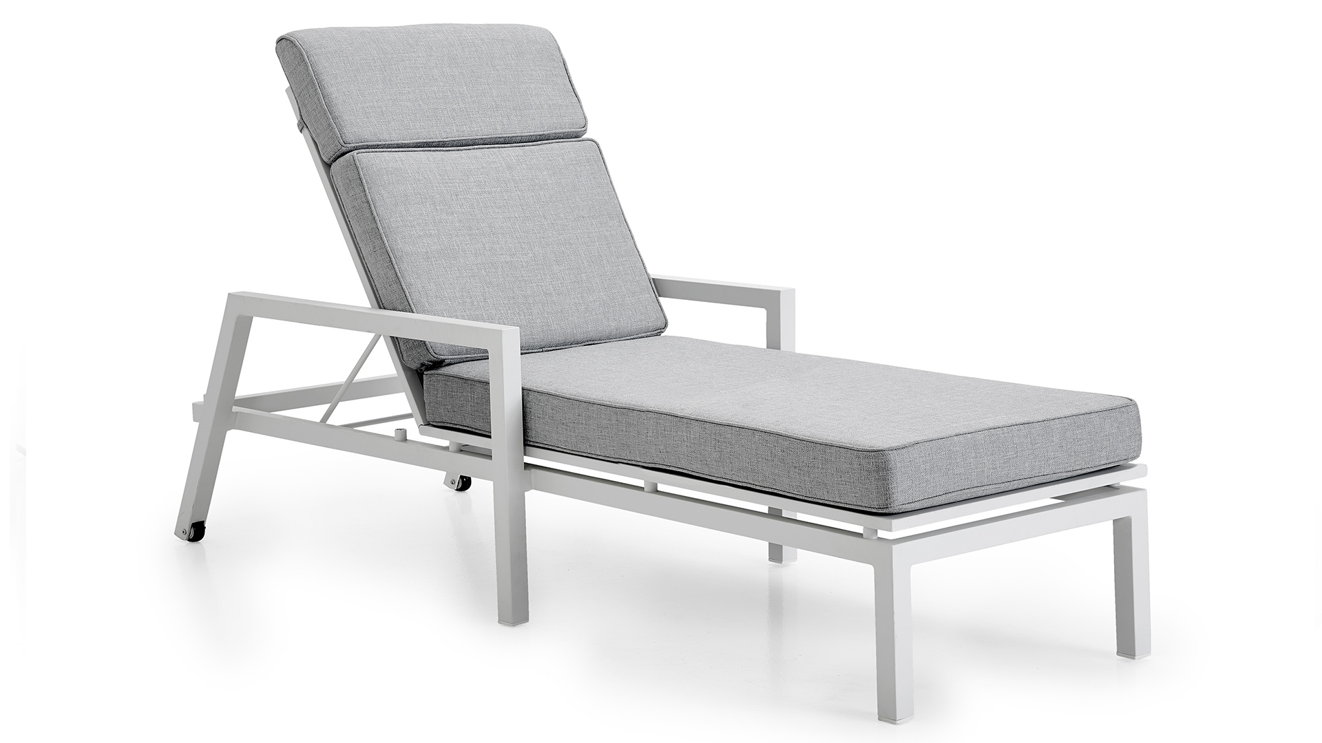 Belfort vilsäng vit/grå