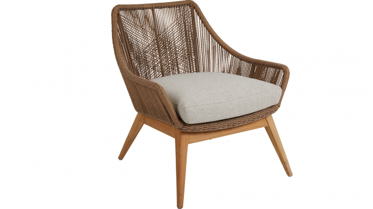 Hassel fåtölj natur inkl. dyna