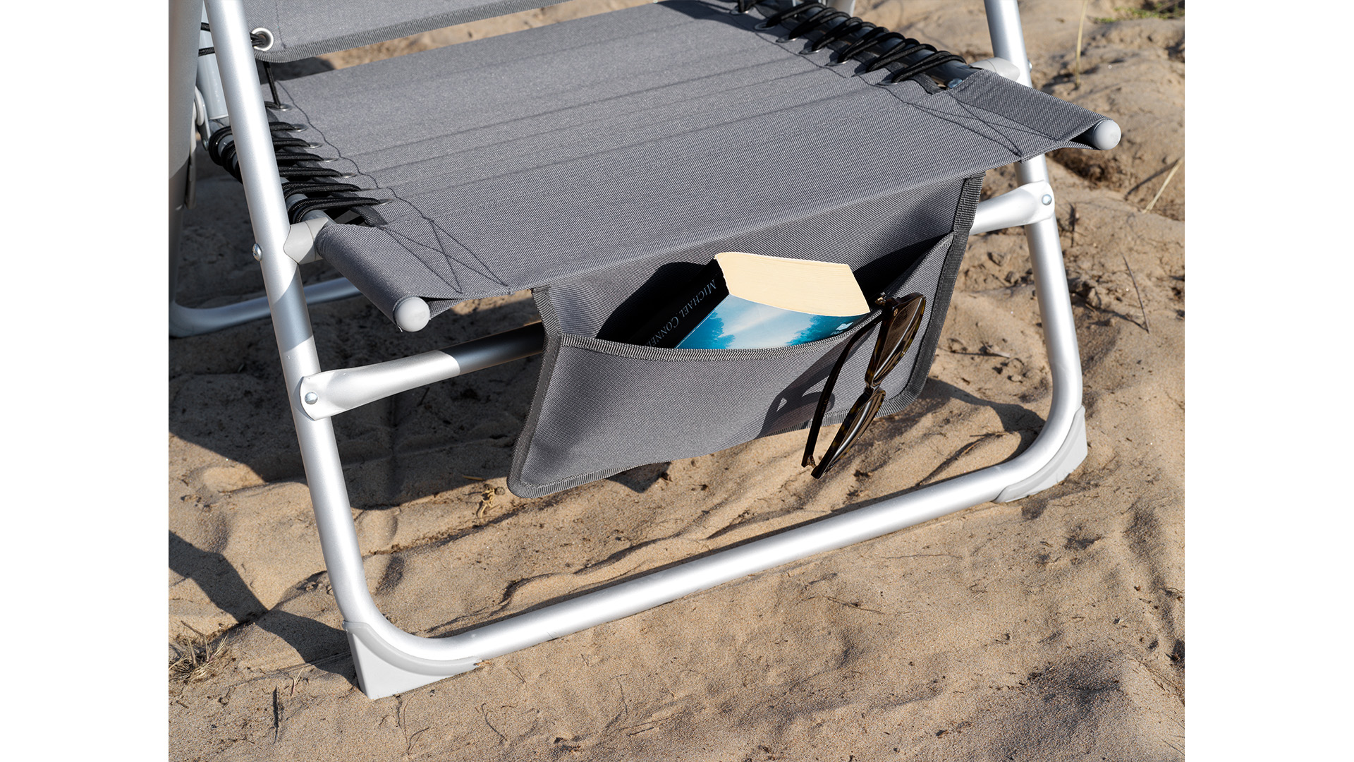 Ulrika strandstol grå