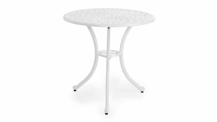 Arras runt matbord vit 70cm