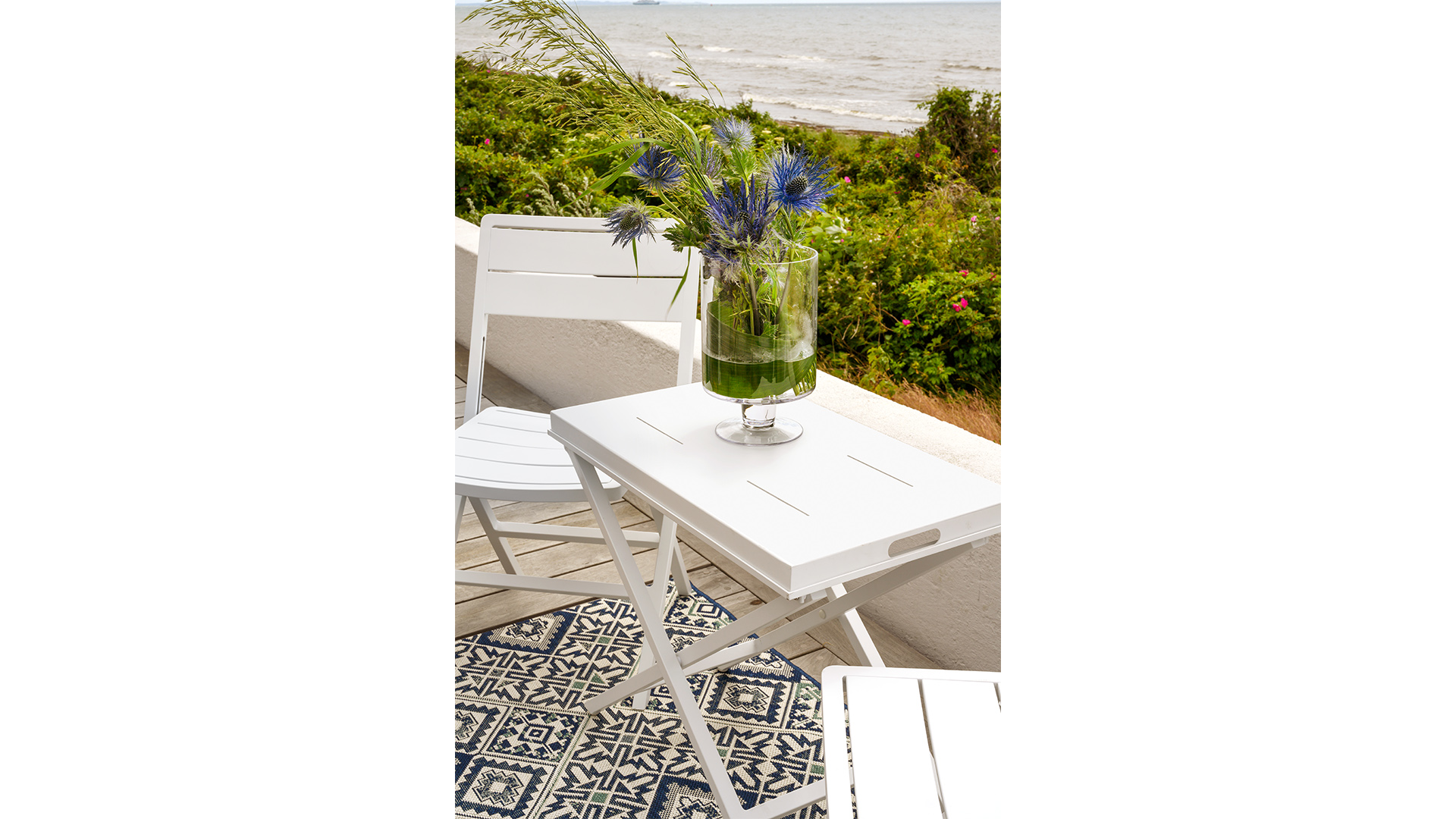 Wilkie matstol fällbar vit