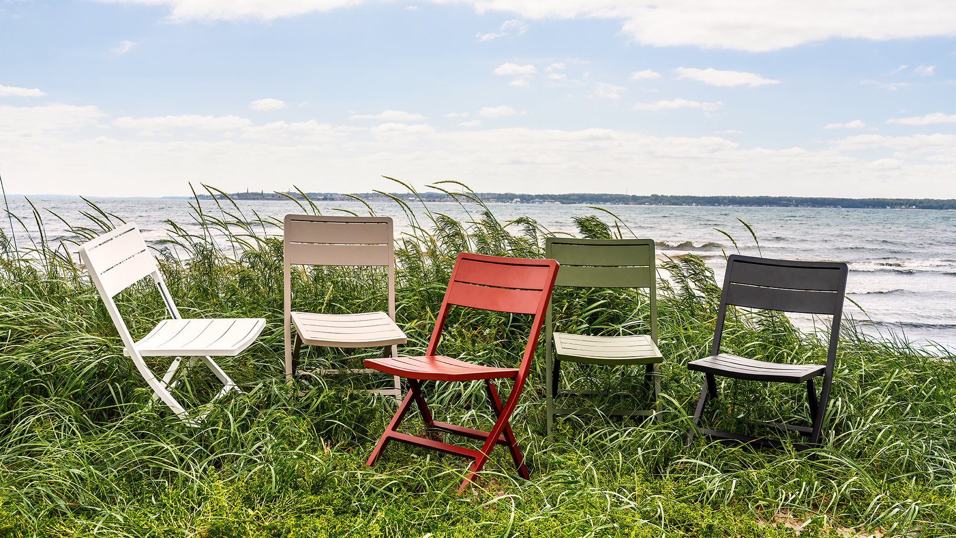 Wilkie matstol fällbar svart