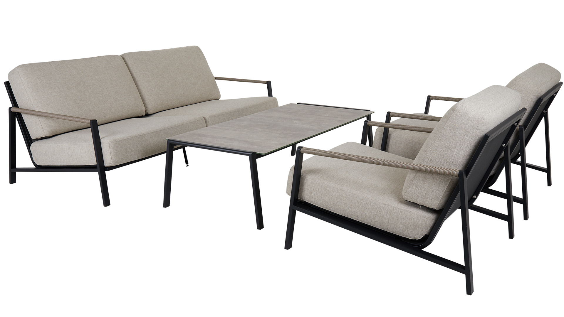 Lyra soffbord svart 140cm