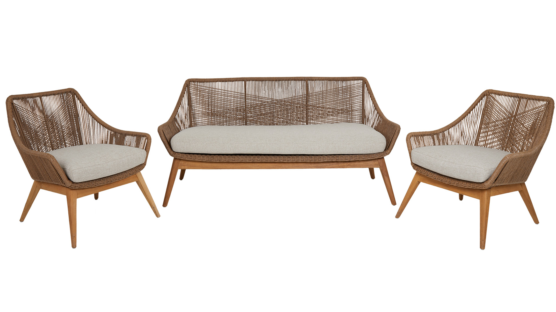 Hassel soffgrupp natur 2+1 inkl. dynor