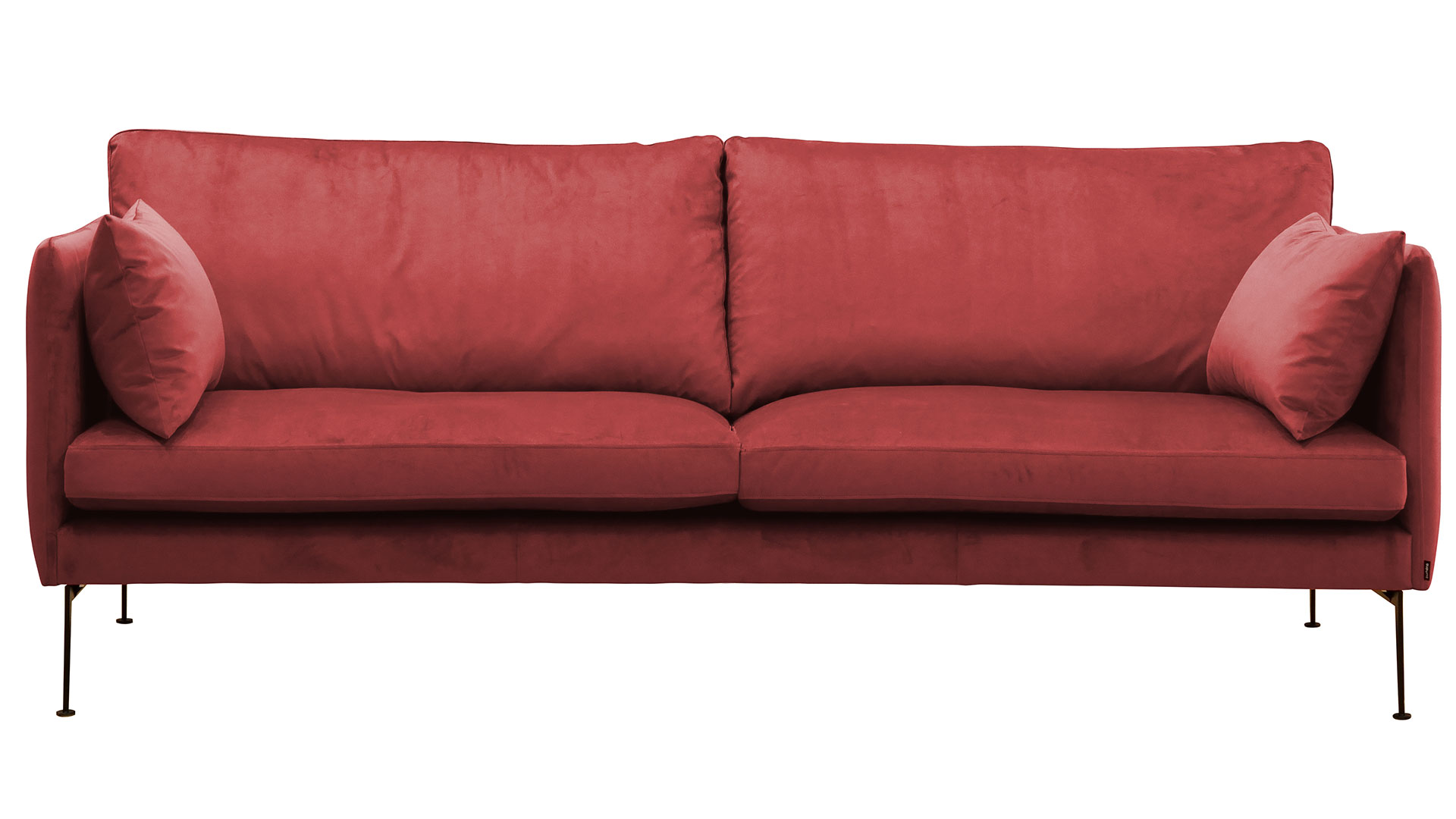 Josie soffa 3-sits Meda andorra/svarta ben No2