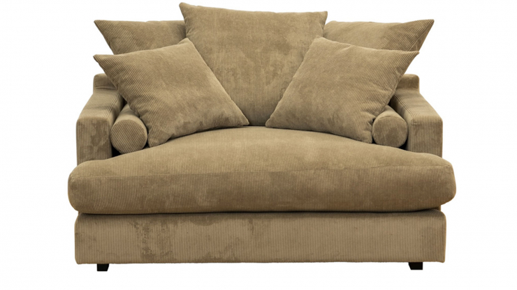 All in soffa 1,5-sits Chester nogga/svarta ben