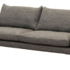 Alizee soffa 3-sits tyg Rustica Ardesia/svarta ben