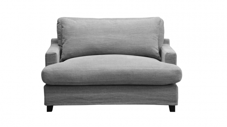 Baltimore XL 1,5-sits tyg Olivia zoom/svarta ben