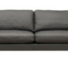 Lee soffa 3-sits Toledo black/svarta ben No2