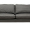 Lee soffa 3-sits Toledo black/svarta ben No2