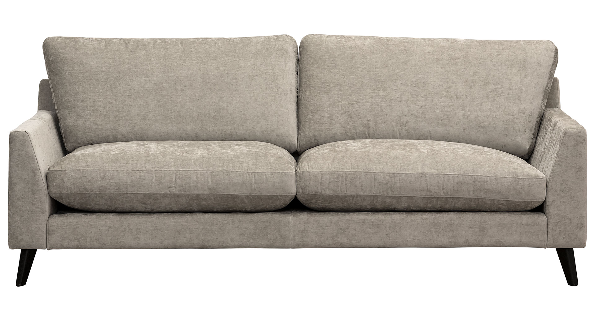 Lee soffa 3-sits Liam flint grey/svarta No1