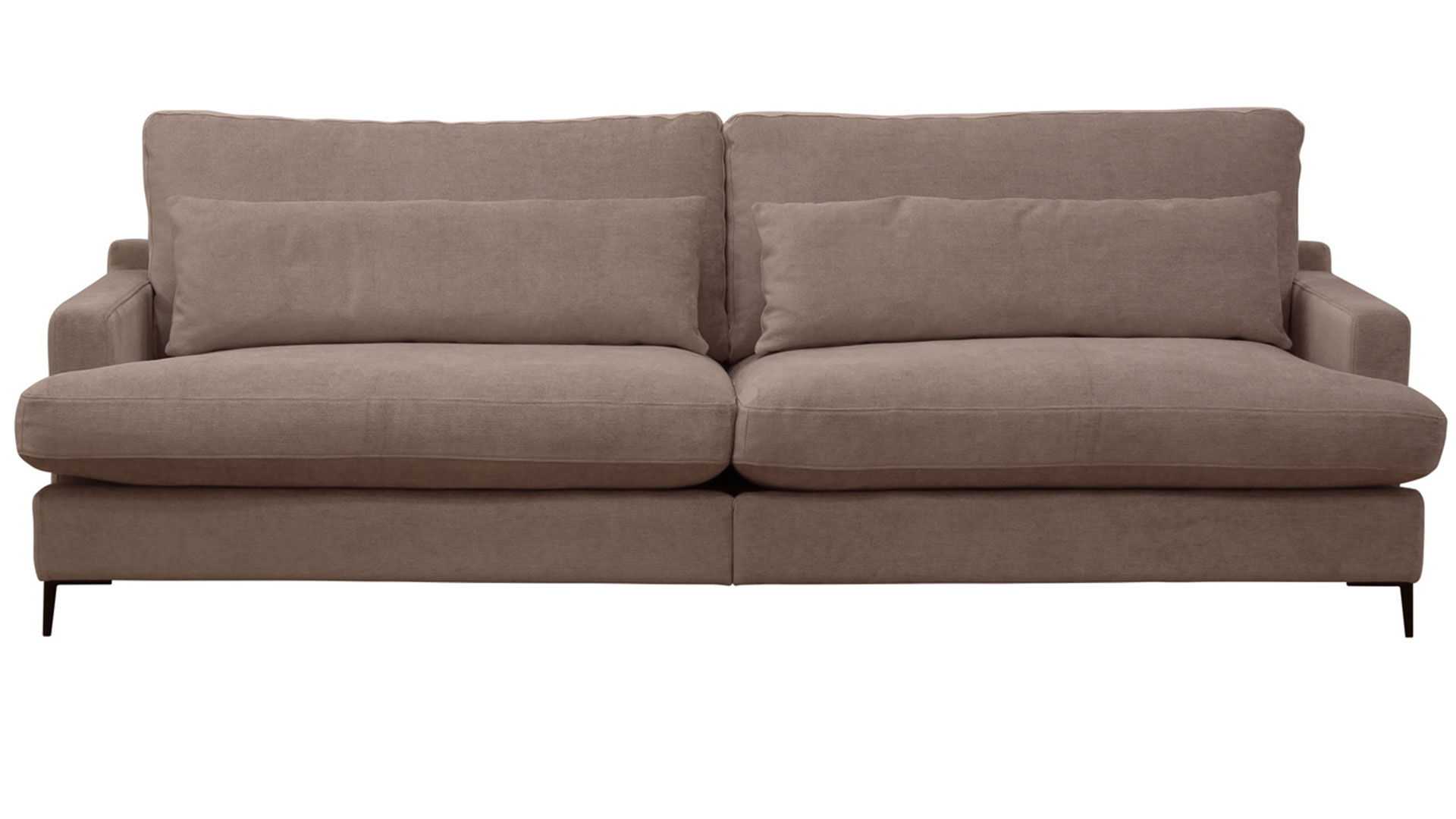 Melanie soffa 3,5-sits Zara 35/svarta ben