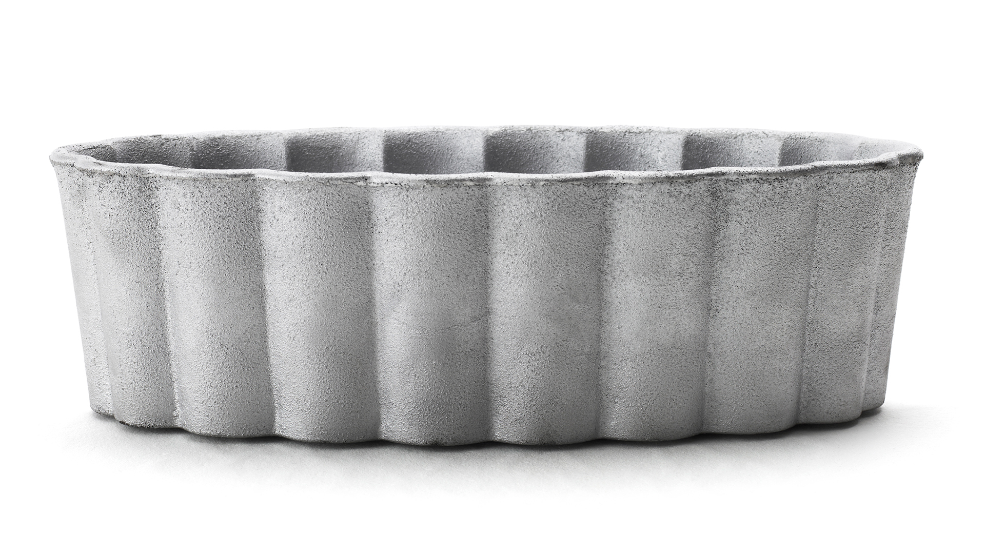 Pallisad växtkärl natur - rå aluminium